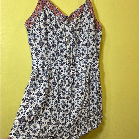 American Eagle Outfitters Pants - American Eagle 🦅 Blue Patterned Romper